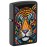 Zippo Tiger Stripes Design Black Matte Pocket Lighter