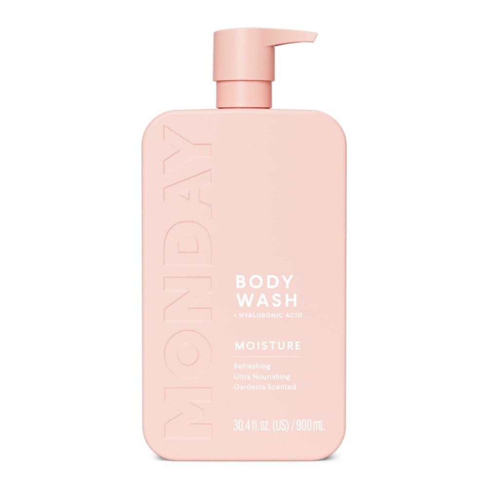MONDAY HAIRCARE MOISTURE Body Wash in Fresh Gardenia with Hyaluronic Acid & Shea Butter for All Skin Types, 900 mL