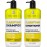 Clarifying Shampoo and Conditioner Set - Sulfate Free Hair Care Products for Women and Men - Build Up Remover for Curly, Straight, Color Treated, Oily and Black Hair - Hydrating Dry Split Ends Formula
