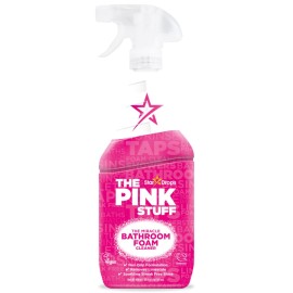 Stardrops - The Pink Stuff Miracle Bathroom Foam Cleaner, 30 fl oz - Now 20% More! Powerful Foaming Action for Showers, Sinks, Tubs & Tiles - Removes Soap Scum, Limescale & Grime with Ease