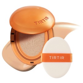 TIRTIR Mask Fit Ai Filter Cushion Foundation | AI-Like Semi-Matte Finish - Up to 72-Hour Medium to Full Coverage Korean BB Cushion Make up Beauty, 23N Sand, 0.63 Fl Oz