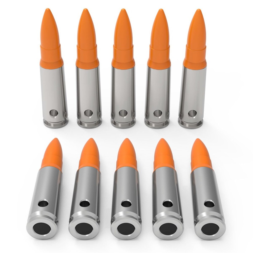 GORTAR 7.62x39mm Snap Caps Training Dummy Rounds Practice Safe Loading Firing Close to Real Weight -10 Pcs