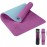 Yoga Mat Non Slip, Eco Friendly Fitness Exercise Mat with Carrying Strap,Pro Yoga Mats for Women,Workout Mats for Home, Pilates and Floor Exercises (Purple/Teal, Thickness-8mm)
