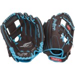 Rawlings | Sure Catch Youth Baseball Glove | Size 10.5 | Mocha/Electric Blue | Right Hand Throw