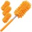 Microfiber Duster for Cleaning, Tukuos Hand Washable Dusters with 4pcs Replaceable Microfiber Heads, Extendable Pole, Detachable Cleaning Supplies for Office, Car, Window, Furniture, Ceiling Fan