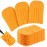 Zubebe 6 Pcs Duster Refill Reusable Fleece Duster Refills Feather Flat Dusters Multi Surface Washable Cleaning Pads Tools for Home, Blinds, Car, Pet, Furniture, Fans (Orange)
