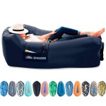 Chillbo Shwaggins Inflatable Couch - Cool Inflatable Chair Easy Setup is Perfect for Hiking Gear, Beach Chair and Music Festivals. (Royal Blue)