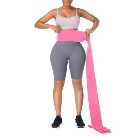 FeelinGirl Waist Trainer for Women Bandage Wrap Trimmer Belt Long Torso Tummy Wraps Belly Body Shaper Waist Trimmer Belt