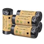 BLIKA 100 Count Toilet Replacement Bags, 8 Gallon, 30 Liter, Heavy Duty 1 Mil, Compost Bags 8 Gallon, Camping Toilet Bags for Portable Toilet, Car Travel, Camping, Long Trips