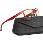 ANYLUV Blue Light Blocking Glasses Men Computer Gaming Glasses Lightweight Al-Mg Metal Anti Eyestrain Eye Protection