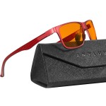 ANYLUV Blue Light Blocking Glasses Men Computer Gaming Glasses Lightweight Al-Mg Metal Anti Eyestrain Eye Protection