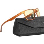 ANYLUV Blue Light Blocking Glasses Men Computer Gaming Glasses Lightweight Al-Mg Metal Anti Eyestrain Eye Protection