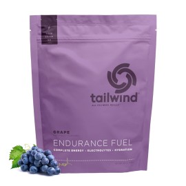 Tailwind Nutrition Endurance Fuel, Carbohydrate & Electrolyte Sports Drink Mix Powder, Gluten-Free, Vegan, Grape, 30 Servings