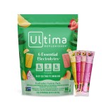 Ultima Replenisher Electrolyte Powder & Instant Tea Drink Mix - TeaFresher Variety, 16 Stickpacks - Sugar Free Electrolytes Hydration Packets with Fruit & Tea Fusions - Plant Based & Keto Friendly