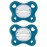 Chicco PhysioForma Dual Soft Orthodontic Pacifier, 16-24m | 100% Soft Silicone | Supports Breathing & Oral Development | One-Piece Design | Flex-Shield | Sterilizing Case | BPA Free | Sapphire, 2pk