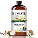 Coconut Vanilla Essential Oil, Coconut Vanilla Oil 8 Fl Oz 240ML for Diffuser Humidifier Yoga Cleaning DIY Candle Soap Making Essential Oils