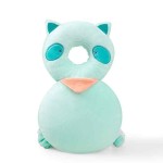 Baby Head Protection Backpack - Soft & Comfortable, Cute Cartoon Design (Q77-Raccoon)