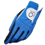 FINGER TEN Mens Golf Glove Left Hand Right Handed Golfer Rain Grip 1 Pack, Durable Fit for Hot Wet All Weather Small Medium Large XL XXL 3XL (Blue, X-Small)