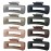 TOCESS 4.33 Inch Big Claw Clips 8 Pack, Matte Finish Large Neutral Color Hair Claw for Thick, Curly, Long, Wavy Hair, Non-slip Square Bulk Hair Clips for Women & Girls