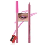 evpct Pink Glitter Eyeliner Pencils for Eyes, Pink Metallic Shimmer Eye Liner Pencil Makeup Waterproof Smudge Proof, Colored Gel Waterline Eyeliner Liquid, Face Eye Paint Stick Halloween Makeup 03