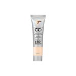 IT Cosmetics CC+ Cream Travel (Fair Warm) - Natural Full Coverage Foundation With SPF 50+, Color Corrector & Anti-Aging Hydrating Serum, Hyaluronic Acid + Peptides, Up To 24H Wear - 0.4 fl oz