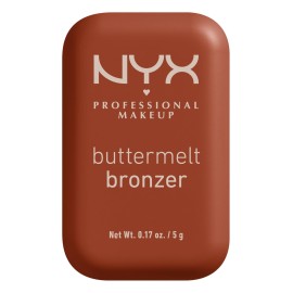 NYX PROFESSIONAL MAKEUP Matte Buttermelt Bronzer, Longwear Face Makeup with Up to 12 Hours of Wear, Vegan Formula - Butta Match (Light Medium Warm)