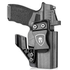 WARRIORLAND IWB Kydex Holster Optic Cut & Claw Compatible with Springfield Hellcat Pro, Inside Waistband Conceal Carry, Adj. Cant and Retention, Right Hand