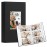 Vienrose Photo Album 4x6 holds 600 Photos 2 Pack, Baby Photo Album Linen Cover Memory Book for Gifts Wedding Family, Black