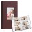 Vienrose Photo Album 4x6 holds 600 Photos 2 Pack, Baby Photo Album Linen Cover Memory Book for Gifts Wedding Family, Purple
