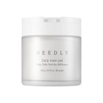Needly Daily Toner Pad I Exfoliating Pads for Face with BHA & PHA, Deep Hydration, Pore Minimizer for Face, Centella, Tea Tree, High Volume Essence, Extra Large Cotton Pad, Korean Skin Care (80 Pads)