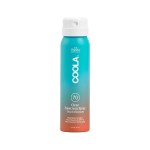 COOLA Organic Sunscreen SPF 70 Sunblock Spray, Dermatologist Tested Skin Care for Daily Protection, Vegan and Gluten Free, Peach Blossom, 2 Fl Oz