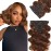 LUMIERE Clip In Hair Extensions Medium Brown Hair Extensions Real Human Hair For Black Women Seamless Body Wave Clip Ins 8Pcs 20 Clips 120g/set Double Wefts 4 10 Inch