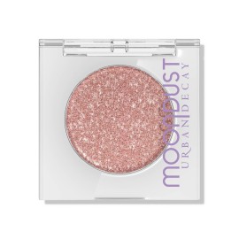 URBAN DECAY 24/7 Moondust Glitter Eyeshadow Single - Sparkly Eye Glitter Makeup, Long-lasting, Highly Reflective Shimmer, Eye Shadow Topper, Crushin\' Hard (Peach Pink with Silver Pearls) - 0.06 oz