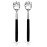 SQULIGT 2PCS Back Scratchers, Bear Claw Shaped Extendable Metal Retractable Telescopic Handle (Red&Black)