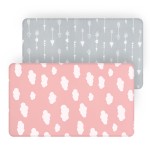 Pack and Play Sheets Fitted, 2 Pack Playard Sheet Fits for Pack n Play Mattress, Mini Crib Sheets for Baby