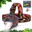 Nitigo Dinosaur Headlamp for Kids Flashlight Rechargeable Led Headlights Roar & Silent Mode, T-Rex Dinosaur Toys for Kids 3-5 4-6 5-7 6-8, Camping Gear, Easter Gifts for Boys Girls Adults