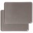 KVK Silicone Placemat for Toddles Kids Non-Slip Reusable Portable Baby Placemats for Restaurant Stain-Proof Children Food Mats Eating Table Mat 2 Pack (Charcoal)