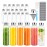 Zukro 24 Pack Glass Water Bottles with Lids 18 oz, Reusable Clear Juice Bottles With Stainless Steel Airtight Cap for Juicing, 100% Leak Proof Juice container Drinking Jar, Fridge Safe, BPA Free
