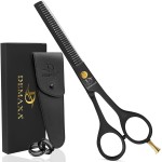 Thinning Shears for Hair Cutting - DEMAXA Hair Thinning Scissors Professional Barbers Texturizing Shears for Salon & Home Use - 6.5-inch Black High Carbon Stainless Steel Thinning Sheers