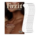 Fazit Makeup Patches - Rose Gold Decollatage Speckles - Glow Up Make-Up Patches - Cute Glitter Makeup Accessories For Women - Cosmetic Glitter