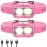 Blukar LED Headlamp,2000L Super Bright Rechargeable Headlight Flashlight with White&Red Light 2 Pack - Motion Sensor,Dimmable Brightness,8 Modes,Spotlight&Floodlight,IPX5 Waterproof for Camping-Pink