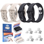 LYJEE Motion Sickness Bands Anti Nausea Wristband for Adult and Kids Morning Sickness Relief for Pregnant Women Acupressure Nausea Relief for Car, Sea, Air Sickness