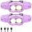Blukar LED Headlamp,2000L Super Bright Rechargeable Headlight Flashlight with White&Red Light 2 Pack - Motion Sensor,Dimmable Brightness,8 Modes,Spotlight&Floodlight,IPX5 Waterproof for Camping-Purple