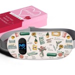 Portable Heating Pad for Period Cramps: Menstrual Heating Pad with Unique Design, Fast Heating Pad with 6 Heat Levels and 6 Massage Modes, Gifts for Her, Women, Teens and Girls