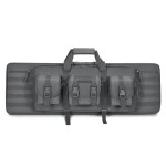 PERFBAGS Soft Rifle Case 36 inch, Tactical Long Double Rifle Backpack Gun Bag for Hunting Shooting Range, Transportation with Lockable Zipper and Molle System