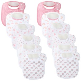 Benoxine Baby Bibs Soft and Absorbent Organic Cotton Bandana Drool Bibs Set for Boys Girls Newborn 0-36 Months