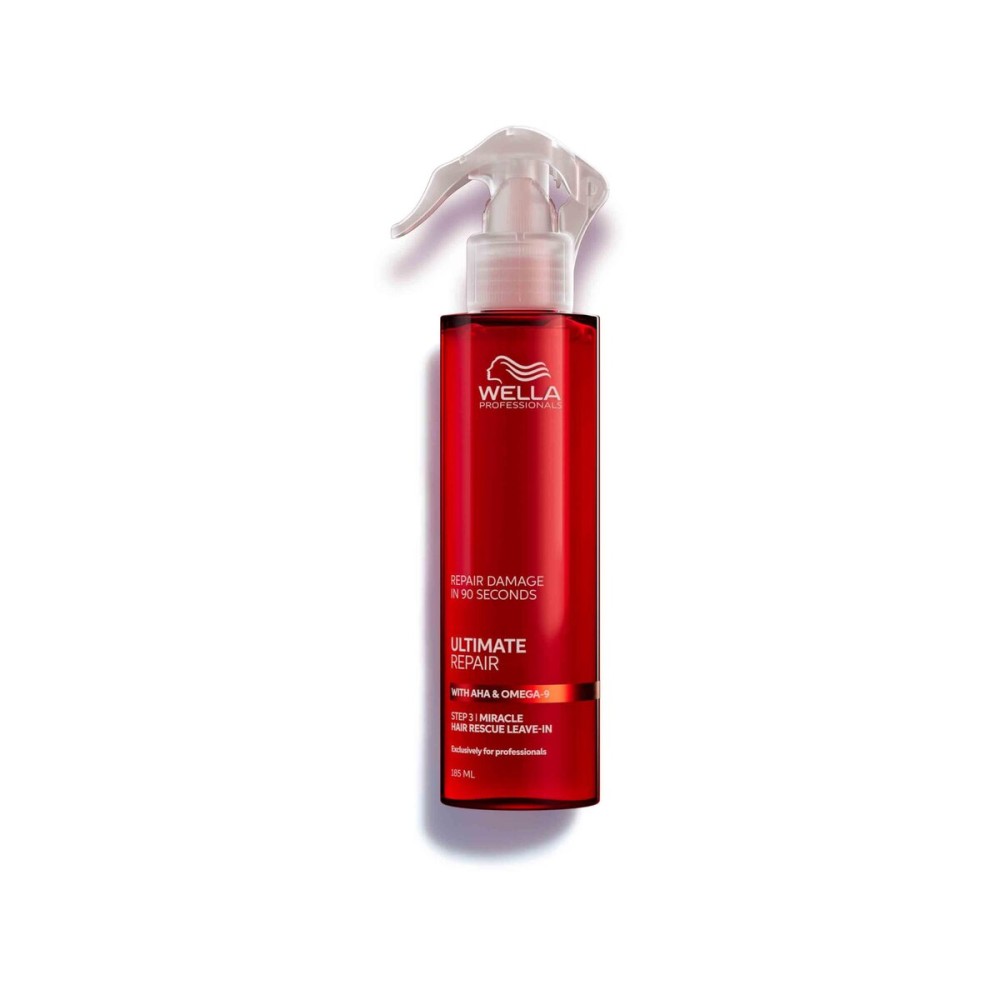 Wella Professionals ULTIMATE REPAIR Miracle Hair Rescue for Damaged Hair | Luxury Leave-In Treatment | Long-Lasting Repair & Protection | For All Hair Types | 185ml | 6.2 Fl Oz