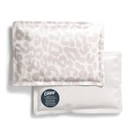 Fit & Fresh Cool Coolers 2 Pack Soft Ice for Lunch Bags, Flexible Stretch Nylon, Durable, Reusable Lunch Box Ice Packs, Soft Ice, Reusable Freezer Packs, Lunch Ice, Easy to Clean, Ivory Feline