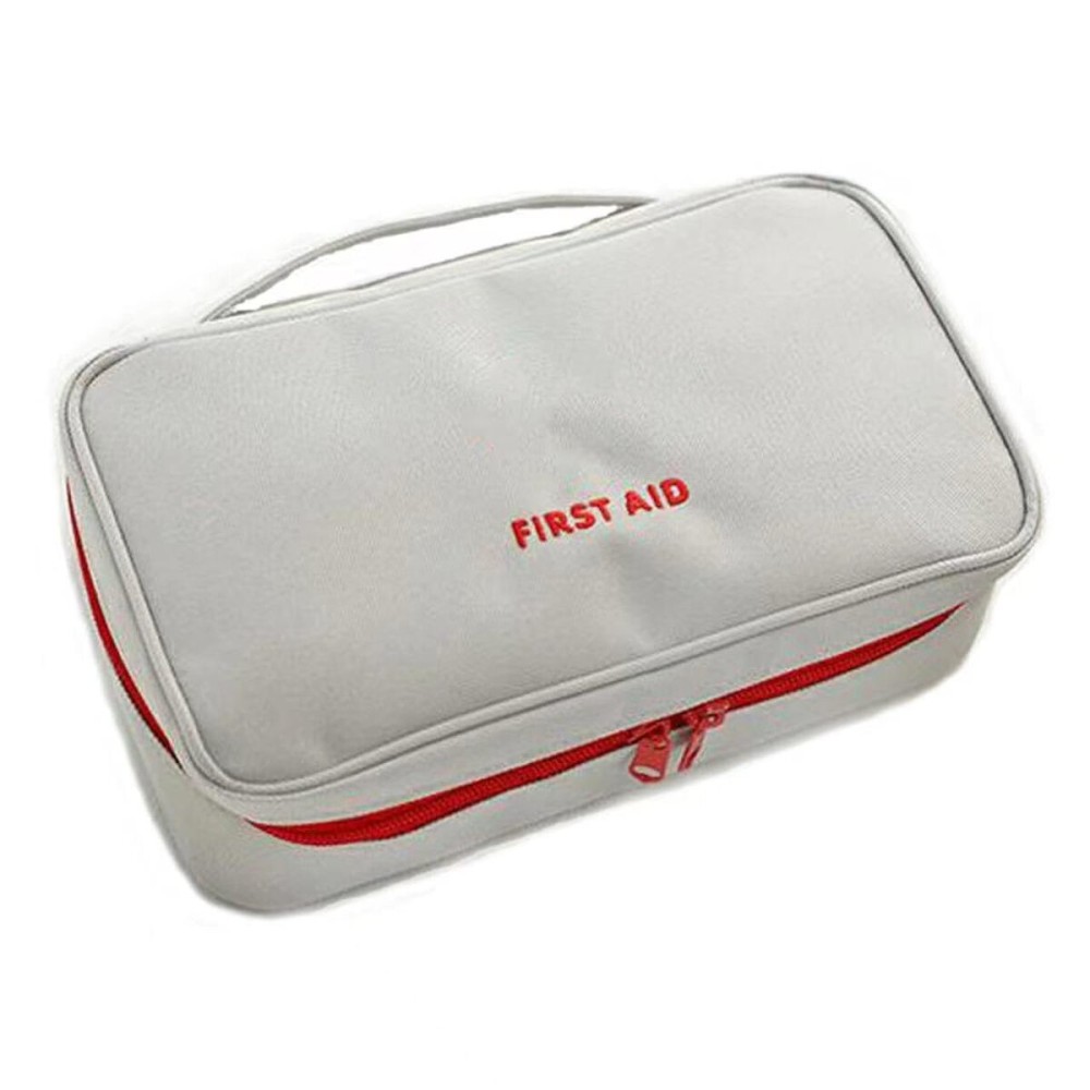 PenyaZo First Aid Bag - First Aid Kit Bag Empty for Home Outdoor Travel Camping Hiking, Mini Empty Medical Storage Bag Portable Pouch (Gray)