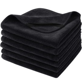 SINLAND Microfiber Facial Cloths Fast Drying Washcloth 12inch x 12inch Absorbent Face Wash Cloth Soft Makeup Remover Cloths